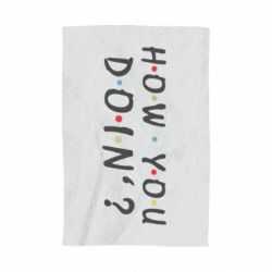 Полотенце с принтом How you doin'? - PrintSalon