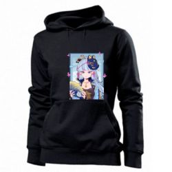 Женское худи Аяка в рамке - PrintSalon