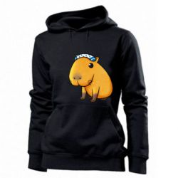 Женское худи Capybara Art - PrintSalon