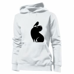 Худі жіноче Копібара та Пташка - PrintSalon