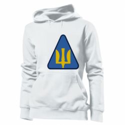 Женское худи Нарукавный знак воздушных сил Украины - PrintSalon