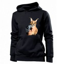 Женское худи Шлепа с пистолетом - PrintSalon