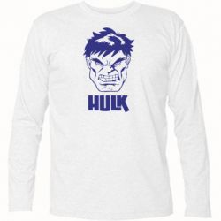 Футболка з довгим рукавом Hulk face - PrintSalon