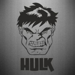 Наклейка Hulk face - PrintSalon