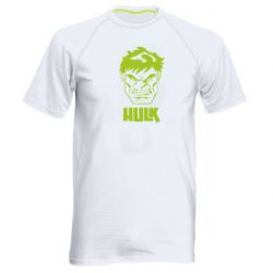 Чоловіча футболка для спорту Hulk face - PrintSalon