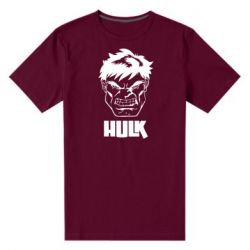 Чоловіча преміум футболка Hulk face - PrintSalon