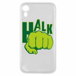 Чехол для iPhone XR Hulk fist - PrintSalon