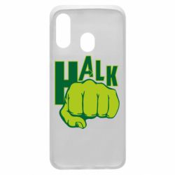 Чехол для Samsung A40 Hulk fist - PrintSalon