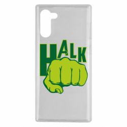 Чехол для Samsung Note 10 Hulk fist - PrintSalon