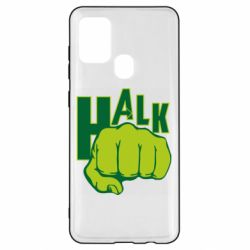 Чехол для Samsung A21s Hulk fist - PrintSalon