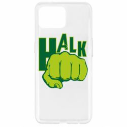 Чехол для Oppo Reno 4 Lite Hulk fist - PrintSalon
