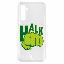 Чехол для Realme 6 Hulk fist - PrintSalon