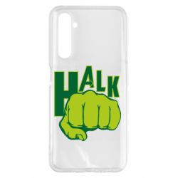 Чехол для Realme 6 Pro Hulk fist - PrintSalon