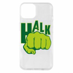 Чехол для iPhone 14 Hulk fist - PrintSalon