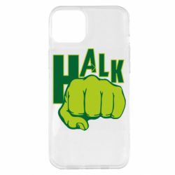 Чехол для iPhone 14 Plus Hulk fist - PrintSalon