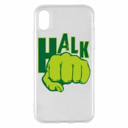 Чехол для iPhone X/Xs Hulk fist - PrintSalon