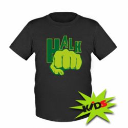 Детская футболка Hulk fist - PrintSalon