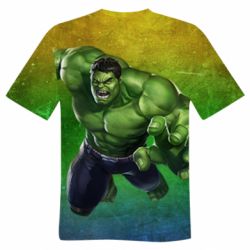 Чоловіча футболка 3D Hulk Superhero - PrintSalon