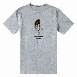 Чоловіча преміум футболка Humanity first - PrintSalon