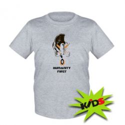 Дитяча футболка Humanity first - PrintSalon
