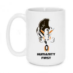 Чашка 420ml Humanity first - PrintSalon