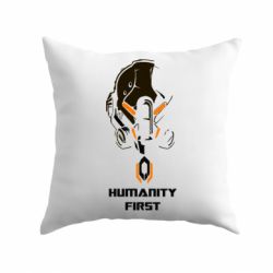 Подушка Humanity first - PrintSalon