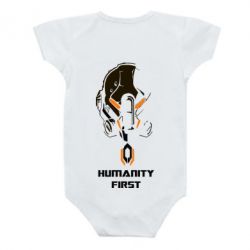 Дитячий бодік Humanity first - PrintSalon
