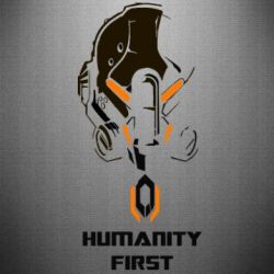 Наклейка Humanity first - PrintSalon