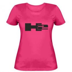 Женская футболка Hummer H2 - PrintSalon