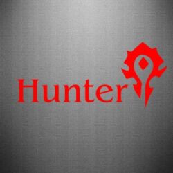 Наклейка Hunter Orcs - PrintSalon