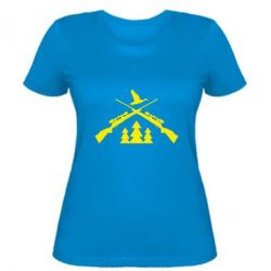 Женская футболка Hunting for ducks - PrintSalon