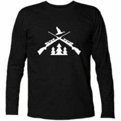 Футболка с длинным рукавом Hunting for ducks - PrintSalon