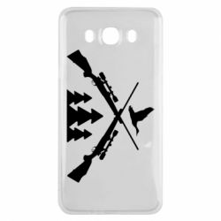 Чехол для Samsung J7 2016 Hunting for ducks - PrintSalon