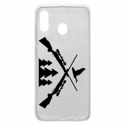 Чехол для Samsung A20 Hunting for ducks - PrintSalon