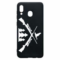 Чехол для Samsung A30 Hunting for ducks - PrintSalon
