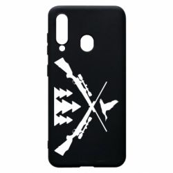 Чехол для Samsung A60 Hunting for ducks - PrintSalon