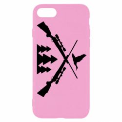 Чехол для iPhone SE 2020 Hunting for ducks - PrintSalon