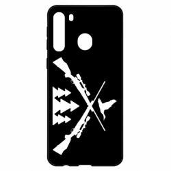 Чехол для Samsung A21 Hunting for ducks - PrintSalon