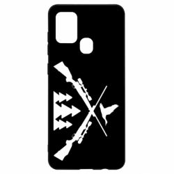 Чехол для Samsung A21s Hunting for ducks - PrintSalon