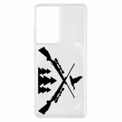 Чехол для Samsung S21 Ultra Hunting for ducks - PrintSalon