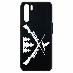Чехол для Oppo A91/Reno3 Hunting for ducks - PrintSalon