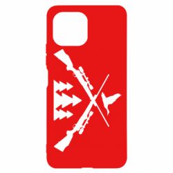 Чехол для Xiaomi Mi11 Lite Hunting for ducks - PrintSalon