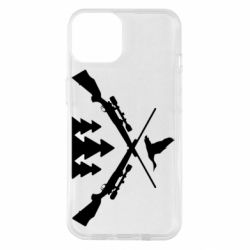 Чехол для iPhone 14 Hunting for ducks - PrintSalon