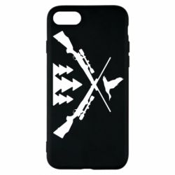 Чехол для iPhone 8 Hunting for ducks - PrintSalon