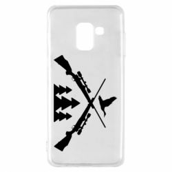 Чехол для Samsung A8 2018 Hunting for ducks