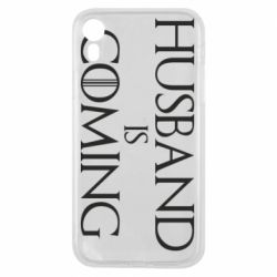 Чехол для iPhone XR Husband is coming - PrintSalon