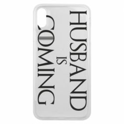 Чехол для iPhone Xs Max Husband is coming - PrintSalon