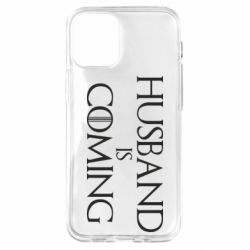 Чехол для iPhone 12 mini Husband is coming - PrintSalon