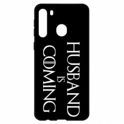 Чехол для Samsung A21 Husband is coming - PrintSalon
