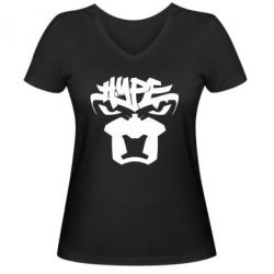 Жіноча футболка з V-подібним вирізом Hype Monster - PrintSalon